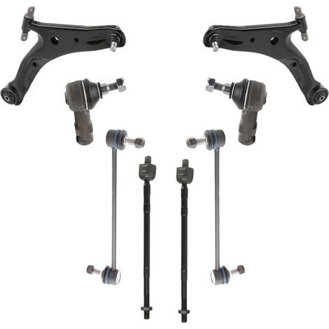 KIT BRACCIO OSCILLANTE 8 PEZZI COMPATIBILE CON HYUNDAI SANTA FÉ I (SM) 2.4 16V 02.2001 / Kit Sospensione Completo OE/OEM / Bracci Oscillanti + Testine Sterzo / Sostituzione Diretta OEM