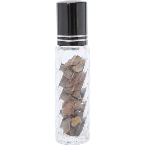 Flacon rouleau 10ml huile essentielle portable œil de tigre jaune - Accessoire soin santé pour voyages (1/5)
