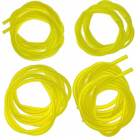 Durites essence 9.6 m – Lot de 2 tuyaux 1.2 m – Tailles 2mm×3.5mm. 2.5mm×5mm. 3mm×5mm. 3mm×6mm – Pour débroussailleuses et tronçonneuses (1/5)