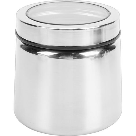 Boîte à Café Acier Inoxydable 316 Hermétique Rangement Étanche pour Grains Thé et Aliments Secs Maison (1/5)