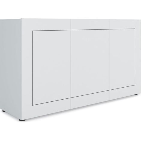 Madia 3 Ante 150x40x83,5 cm Elios Bianco Lucido