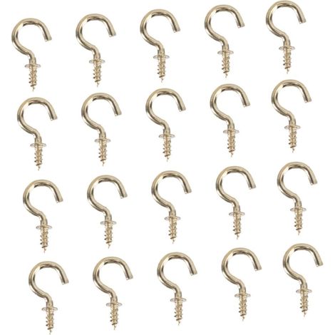 50 crochets plafond, pour plantes et suspension et maison (1/5)