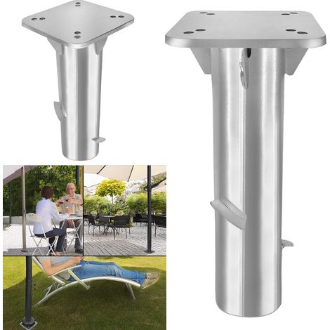 Accessoire pour parasol Pied de parasol en métal pour parasol (1 pièce) HENGMEI (1/5)