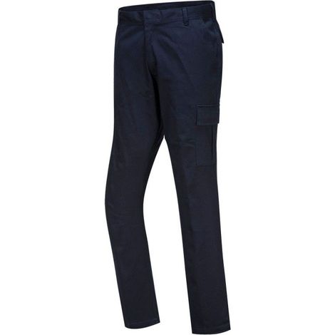 Pantalon De Travail Slim Stretch - Taille 30 - Marine - (1/2)