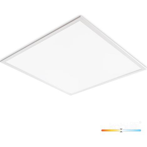 Panneau LED carré 40 W 4000 K blanc 60 x 60 cm en saillie ou encastrable BALIS Kobi (1/2)