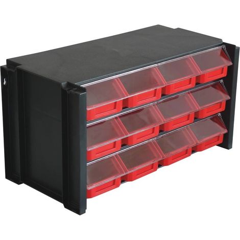 Étagère de classification EC-12 – Rangement de bureau en mélamine – Largeur 80cm – Longueur 30cm – Pour espaces de travail organisés – Industrias Tayg (1/5)