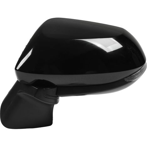 Rétroviseur extérieur gauche chauffant électrique noir brillant avec clignotant intégré pour Corolla E210 2020-2022 (1/5)