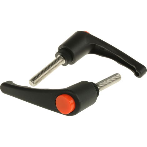 Levier de serrage RS PRO, , filetage M10, Mâle L. 50mm ( Prix pour Paquet de 2 )