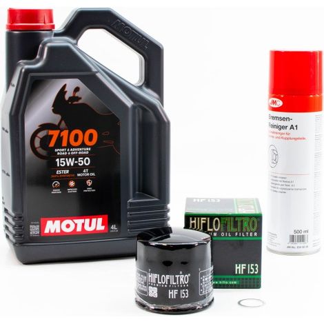 Kit Entretien Vidange pour DUCATI 696 MONSTER de 2008 à 2009 - MOTUL 7100 15W50 4L