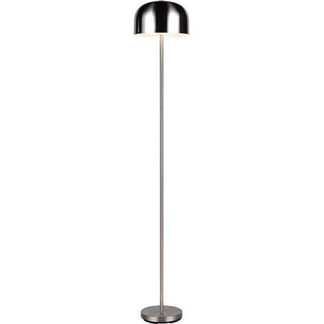 Stehleuchte Standlampe Wohnzimmerlampe LED Touchdimmer Akku USB silber H 147cm