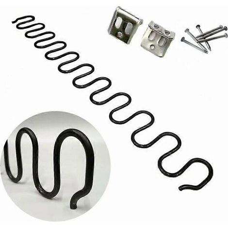 Ressorts de remplacement pour canapé, ressorts ondulés 50 x 48 mm (1/4)