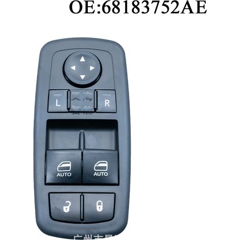 Die Teilenummer 68183752AE ist für Fensterheberschalter/-regler an Dodge Challenger-Fahrzeugen der Baujahre 2015-2017 geeignet. (1/4)