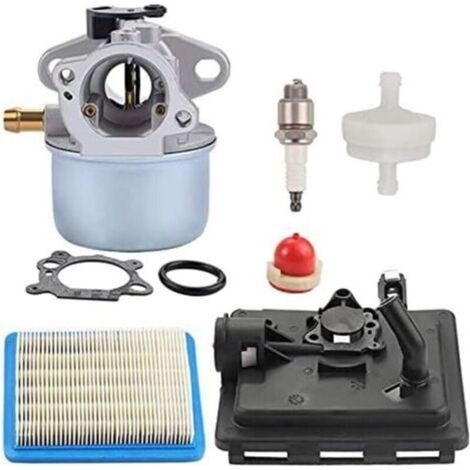 Carburateur TONCHEAN 799868 avec base de filtre à air - Compatible moteurs 124L02, 124T02, 124T05, 124T07 - Pour tondeuses et équipements jardin 4-7 CV (1/4)