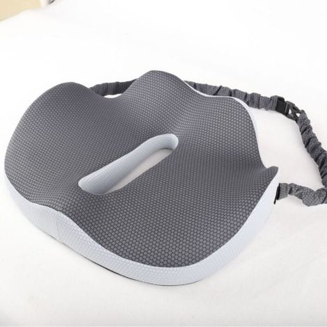 Cuscino ortopedico per sedia, memory foam di media rigidità per sedia da ufficio, guida, gioco e sedia a rotelle, design ergonomico (1/4)