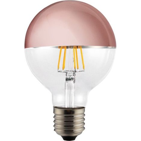 Lampadina LED G95 bronzo da 6W con effetto specchio (1/2)