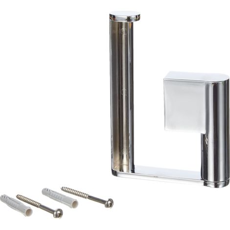 Emco Sistema 2 System 2 350000107-Portarotolo, Cromato, Senza Coperchio, Supporto per Rotolo di Carta igienica, Montaggio a Parete, Cromo, Normale (1/4)