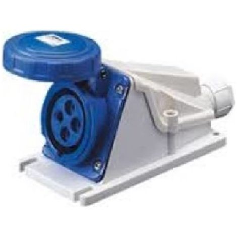 SOCLE DE PR.90°ET.SAI.2P+T 16A 230V 6H GEWISS GW62499 (1/2)