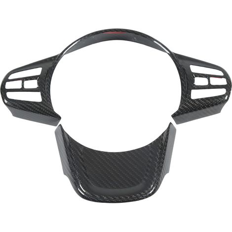 Garniture de Volant en Fibre de Carbone de Remplacement Décorative pour GR Supra J29/DB – Protection Améliorée et Mise à Niveau Intérieure élégante pour Votre Véhicule (Black) (1/5)