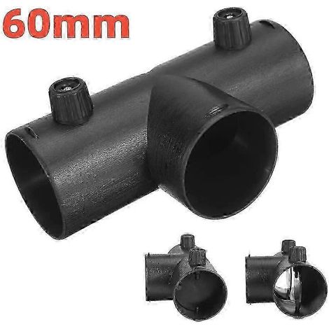 Raccord de conduit d'aération en Y de 60 mm ou 75 mm avec clapet de régulation double pour chauffage de stationnement diesel Webasto