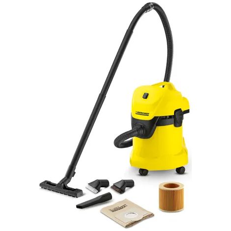 Kärcher – Aspirateur eau et poussière 1000 W – 17 litres – Filtre cartouche – Pour chantiers humides et solides – Moteur performant (1/5)