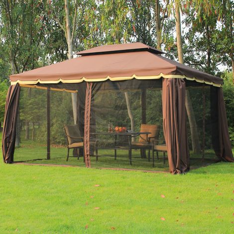 Tonnelle/Barnum de Jardin Double Toit (1/5)