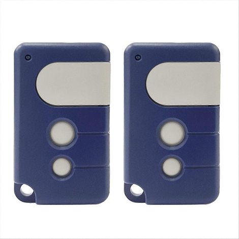 Télécommande de portail 2 pièces 433,92 MHz, ouvre-porte à 3 boutons, contrôleur de porte de garage, compatible avec systèmes motorisés (1/5)