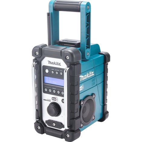 Makita – Radio de chantier DAB+ USB – Alimentation 18V – IP64 pour chantiers humides – DMR110N