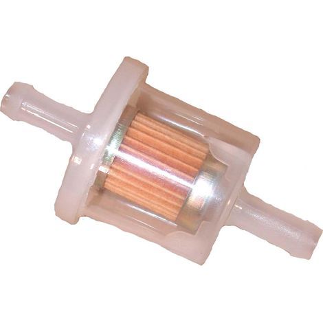 1 - Filtre à essence - Moteur Briggs & Stratton - Compatible pompes à carburant - Remplacement références 691035 et 493629 - Pour tondeuses et équipements de jardin - Noir - 70x35mm