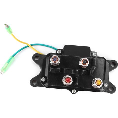 Contacteur Relais Solénoïde pour Treuil ATV, Interrupteur Compatible Warn 63070 62135 (1/3)