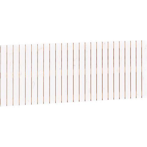 Maison Exclusive - Cabecero de cama pared madera maciza pino blan (1/5)
