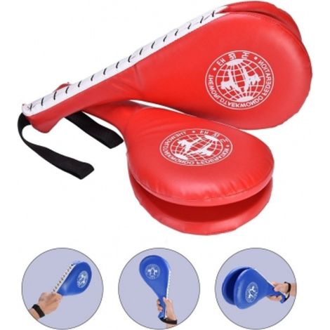TRADE SHOP - Coppia Colpitori Taekenwondo Boxe Pad Punch Bersaglio Guantone Karatè Muay Thai -
