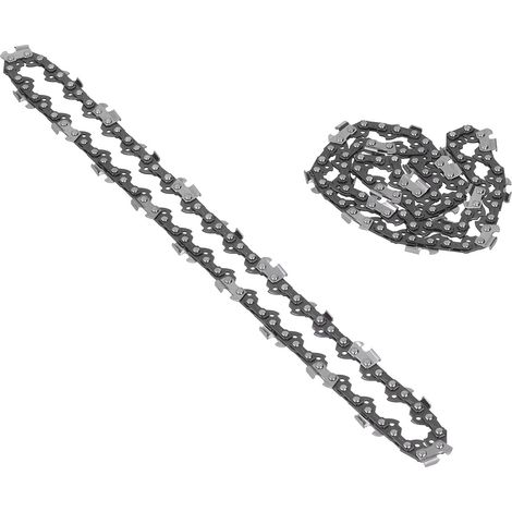 2 chaînes de tronçonneuse 3/8" 40 maillons 62DL, lame de tronçonneuse 10" 40 sections (1/5)