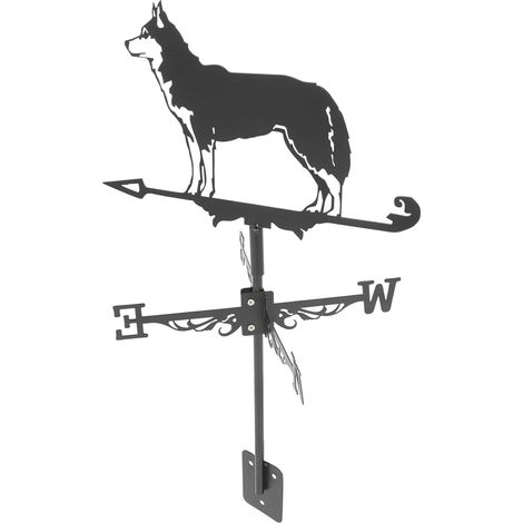 Weathervane Ground Wind Direction Indicators Enclosure on Garden Roof Weathervane Decorative Weathervane Weather Vane Wrought Iron 3D Ornaments Iron (1/5)