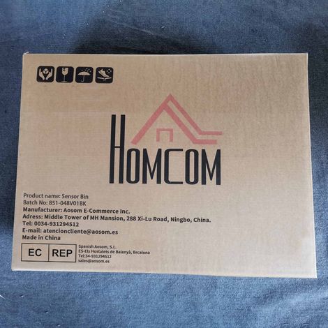 Poubelle de 30 litres à capteur et fermeture amortie. en acier inoxydable sans contact. pour une cuisine hygiénique. (1/4)
