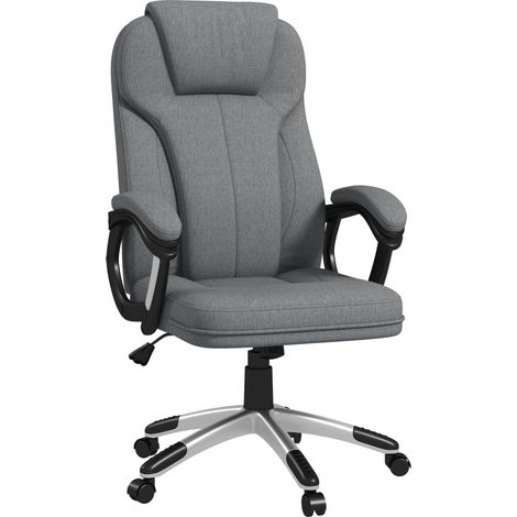 Silla de oficina ergonómica con reposacabezas, altura regulable y función basculante (1/5)