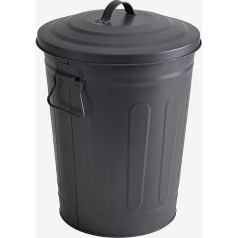 Cestino con coperchio per esterni in acciaio zincato Susi SKLUM (1/5)