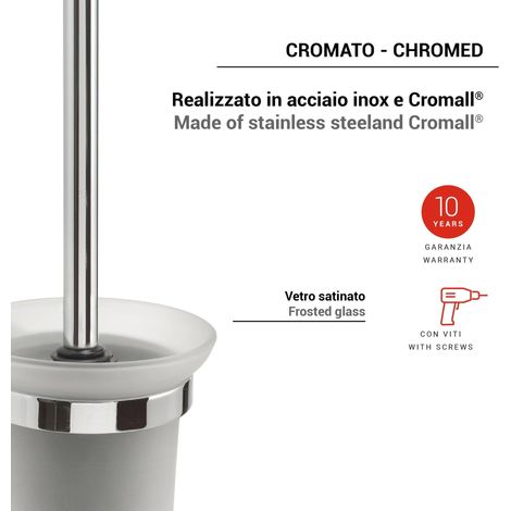 GEDY TN330313000 TONALE Escobillero Cromo - ref: TN330313100