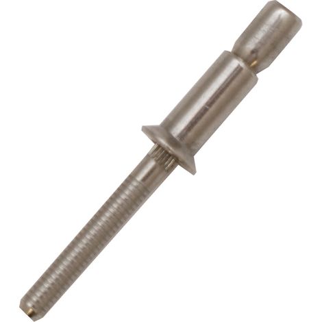 Rivet Gris longueur 12mm diamètre 4.8mm ( Prix pour Sachet de 50 )