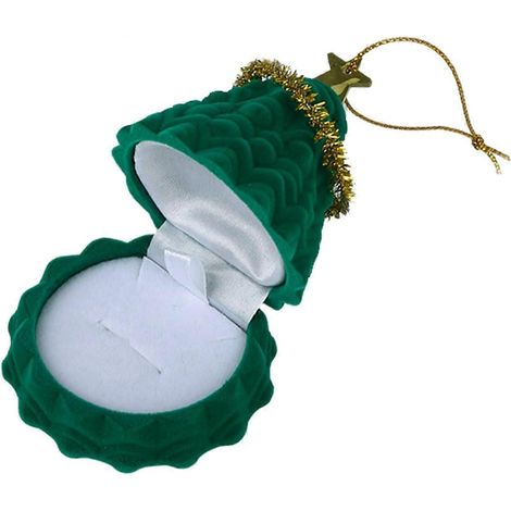 Coffret cadeau de bijoux de Noël, petit coffret cadeau pour boucles d'oreilles et colliers de Noël, coffret cadeau pour pendentif sapin de Noël, coffret cadeau pour bijoux de fiançailles, emballage ca (1/5)