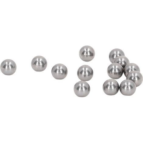 Billes en acier 2000 pièces, roulements précis solides 1/5 pouce, accessoires mécaniques de transmission, billes métalliques durables pour usage industriel (1/5)