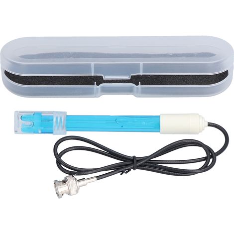 pH201 Kompositelektrode für pH-Meter, BNC-Sensor mit Sonde (Flüssigkeit enthalten, CE FCC ROHS zertifiziert, PE-Verpackung). (1/5)