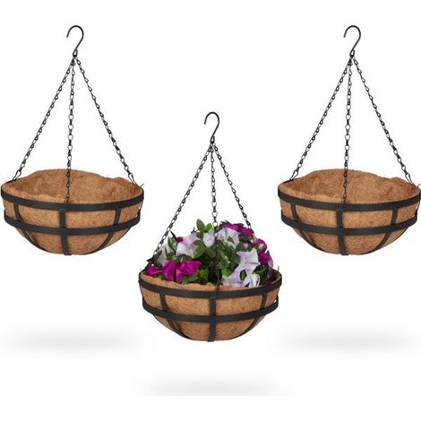 Set di 3 viti con intarsi in cocco