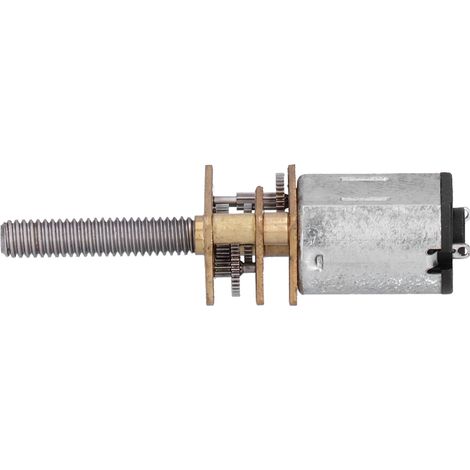 DC6V Getriebemotor 90 U/min Hohes Drehmoment M4x20mm Gewinde Abtriebswelle Drehzahlreduzierung für Roboter (1/5)