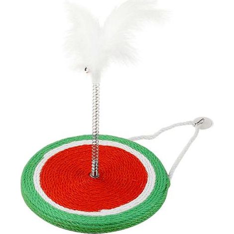 Griffoir en sisal pour chat d'intérieur, idéal pour aiguiser les griffes, tapis pour chaton, jouet pour chat, protection pour chaise, table, canapé et meubles. (1/5)