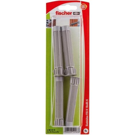 Fischer 4x Manguito de anclaje FIS H 16x85 K Plástico - 52583