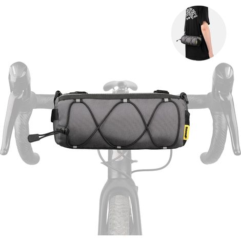 Sacoche de guidon avec bandoulière pour vélo de route, VTT et voyage (1/5)