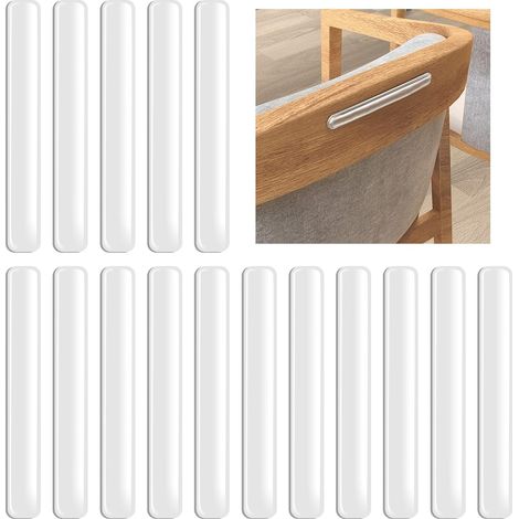 20 Pièces Tampon Caoutchouc, Antiderapant Amortisseur Porte, Placard Patins Pare-Chocs de Porte, Coussin de Protection Murale Ronde, pour Armoires de Meubles, Cuisine, Salle de Bain, Bureau (1/5)