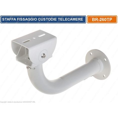 STAFFA DI FISSAGGIO CUSTODIE PER TELECAMERE CCTV VIDEOSORVEGLIANZA