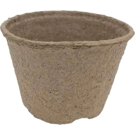 Vaso biodegradabile, Vaso compostabile 14x10 cm per semina (1/5)