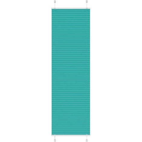 Plissee Petrolgrün 60x200 cm Stoffbreite 59,4 cm Polyester